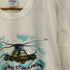 ヘインズ Hanes 98年コピーライト USA製 二枚タグ RAH-66 COMANCHE フロントプリント クルーネック半袖Tシャツ カットソー メンズ XL