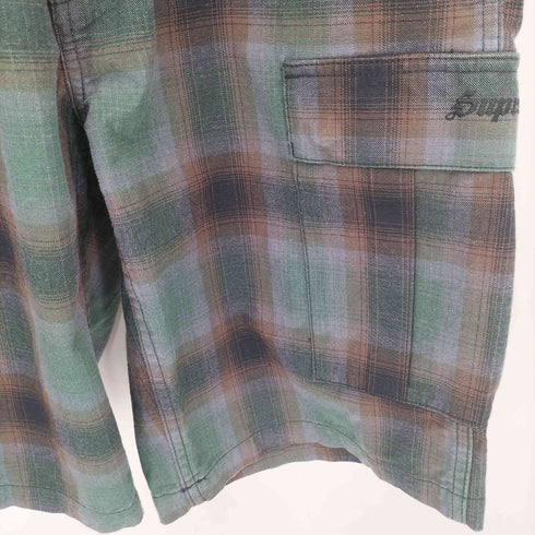 シュプリーム Supreme SHADOW PLAID CARGO SHORT プレイド カーゴショーツ メンズ S