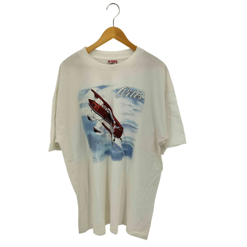 Q-TEES 97年コピーライト USA製 Pitts クルーネック 半袖Tシャツ カットソー メンズ XXL