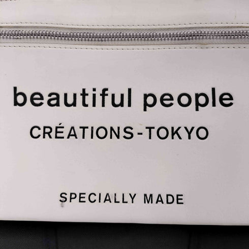 ビューティフルピープル beautiful people LINING LOGO POCKET TOTE BAG レディース