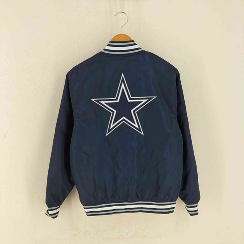 エヌエフエル NFL 裏地キルティング NFLチームロゴ刺繍 スタジャン メンズ import:S