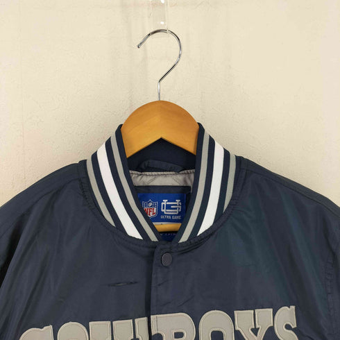 エヌエフエル NFL 裏地キルティング NFLチームロゴ刺繍 スタジャン メンズ import:S