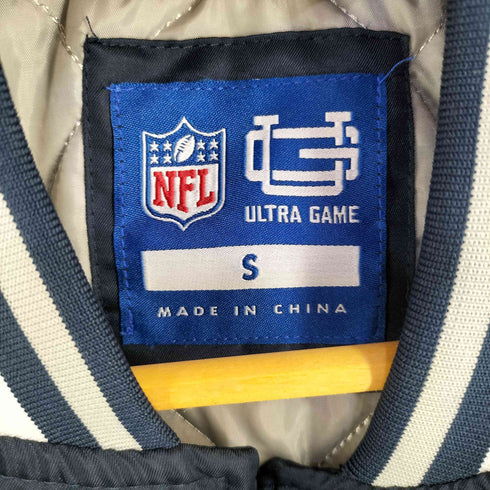 エヌエフエル NFL 裏地キルティング NFLチームロゴ刺繍 スタジャン メンズ import:S