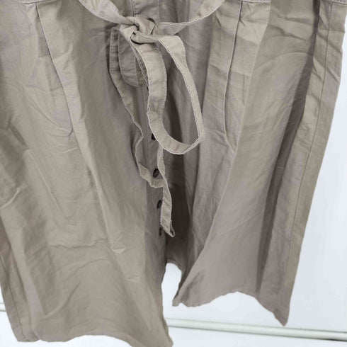 エディーバウアー Eddie Bauer ノースリーブシャツ プリーツデザイン ワンピース レディース  PS