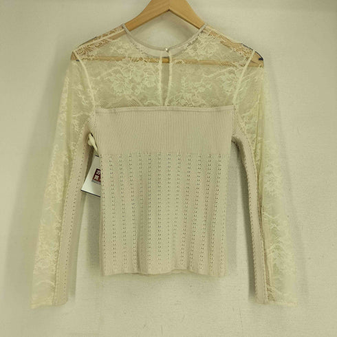 フレイアイディー FRAY I.D レースコンビリブニットプルオーバー レディース FREE