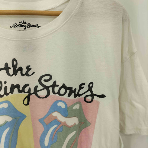 THE ROLLING STONES Lips&Tonque グラフィックプリント 半袖Tシャツ カットソー メンズ XL