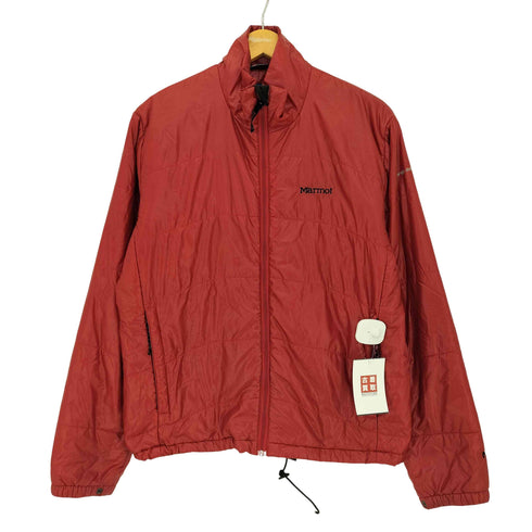 マーモット MARMOT sports train ロゴ刺繍 裾ドローコード 中綿ブルゾン メンズ import:M