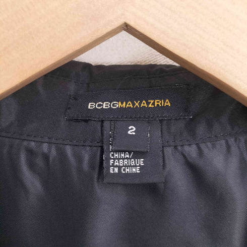 BCBG MAXAZRIA シルク100% 七分袖 ベルテッドシャツワンピース レディース JPN:2