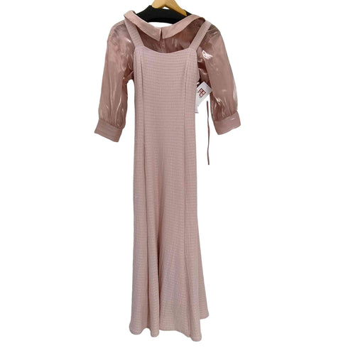 ウィルセレクション WILLSELECTION シアーブラウス×カットソーマーメイドワンピース レディース FREE