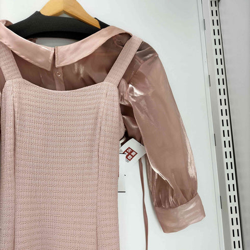 ウィルセレクション WILLSELECTION シアーブラウス×カットソーマーメイドワンピース レディース FREE