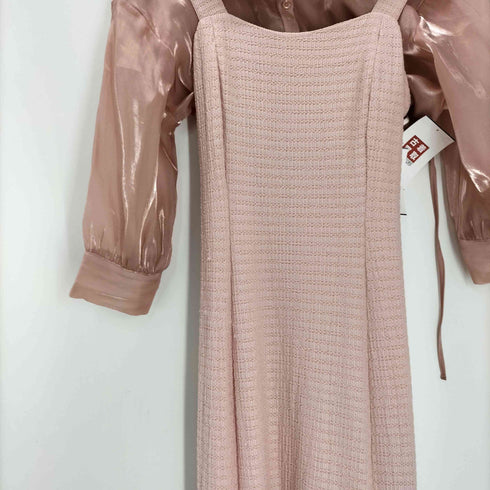 ウィルセレクション WILLSELECTION シアーブラウス×カットソーマーメイドワンピース レディース FREE