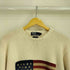 ポロバイラルフローレン Polo by RALPH LAUREN 90S コットン 星条旗 クルーネックニット メンズ import:M
