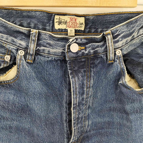 ステューシー Stussy NEW CLASSIC JEANS ストレート ボタンフライ デニムパンツ メンズ  34