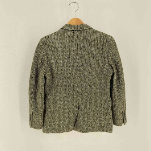 ポロバイラルフローレン Polo by RALPH LAUREN ウール ヘリンボーン 3B テーラードジャケット レディース 140