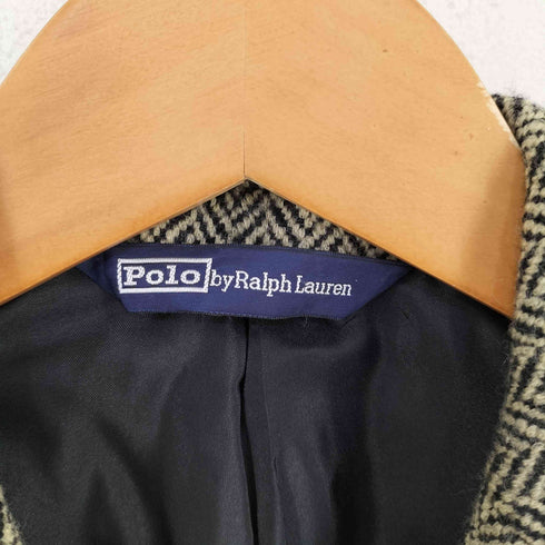 ポロバイラルフローレン Polo by RALPH LAUREN ウール ヘリンボーン 3B テーラードジャケット レディース 140