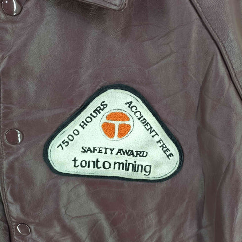 ラグラン オールレザー スタジャン メンズ import:M