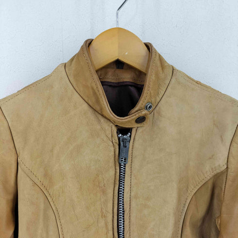 60-70s SERVAL ジップ シングルライダース ジャケット レディース 9