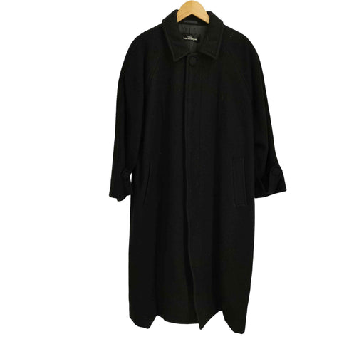 トリココムデギャルソン tricot COMME des GARCONS 80-90S ウール 比翼 ステンカラーコート レディース
