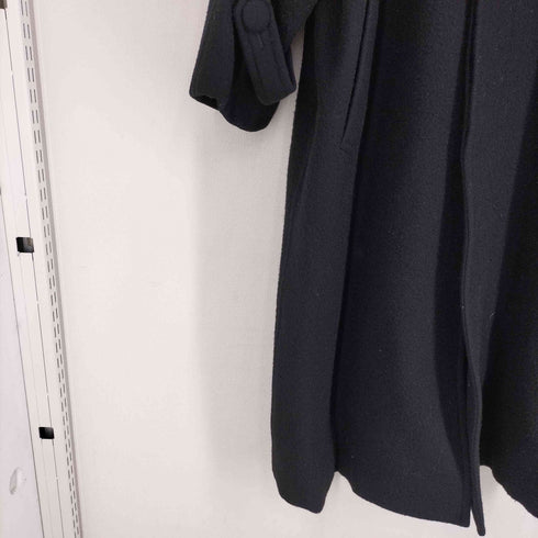 トリココムデギャルソン tricot COMME des GARCONS 80-90S ウール 比翼 ステンカラーコート レディース
