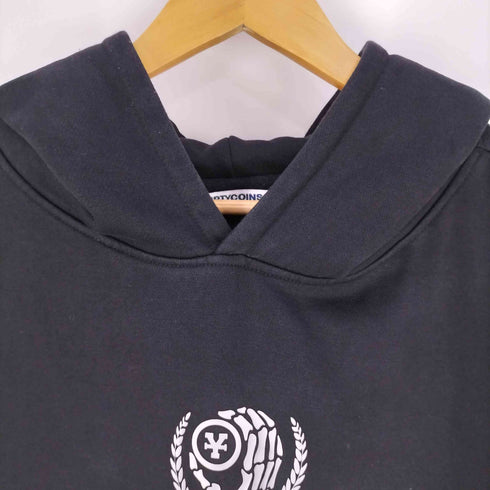 dirty coins ロゴプリントパーカー メンズ import:L