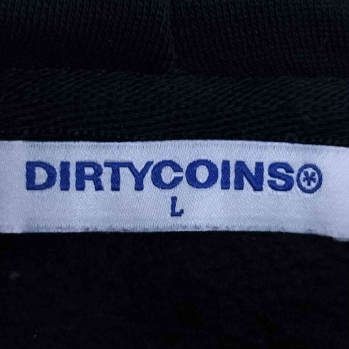 dirty coins ロゴプリントパーカー メンズ import:L