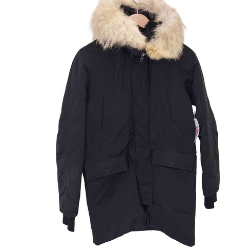 セオリー theory ファーフード付きモッズコート レディース JPN:2