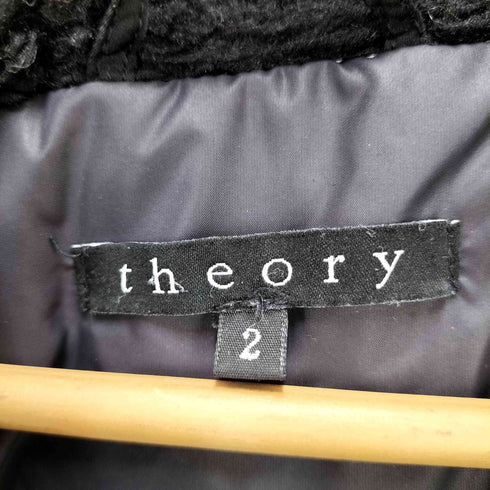 セオリー theory ファーフード付きモッズコート レディース JPN:2