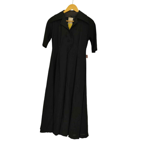 シビラ Sybilla ウール デザイン 開襟 S/S ワンピース レディース