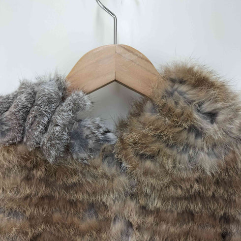 イヴサロモン YVES SALOMON リアルファー フーデッドジャケット レディース FR:36