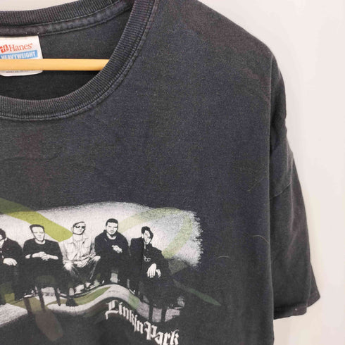 ヘインズ Hanes 00s Linkin Park プリント S/S バンド Tシャツ メンズ 2XL