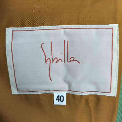 シビラ Sybilla コットン混 レーヨン ジャケット レディース 40