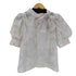 ウィルセレクション WILLSELECTION ジュイフラワーBIGリボンブラウス レディース JPN:M