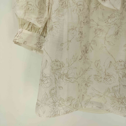 ウィルセレクション WILLSELECTION ジュイフラワーBIGリボンブラウス レディース JPN:M