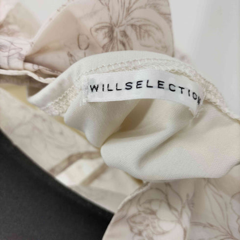 ウィルセレクション WILLSELECTION ジュイフラワーBIGリボンブラウス レディース JPN:M