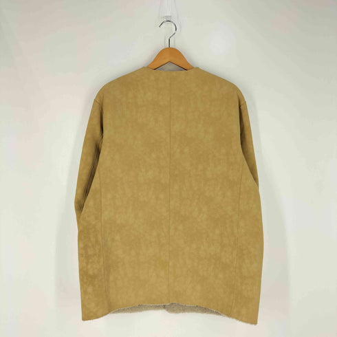 パーバーズ PERVERZE 裏ボア ノーカラー リバーシブル エコムートンコート レディース FREE