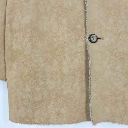 パーバーズ PERVERZE 裏ボア ノーカラー リバーシブル エコムートンコート レディース FREE