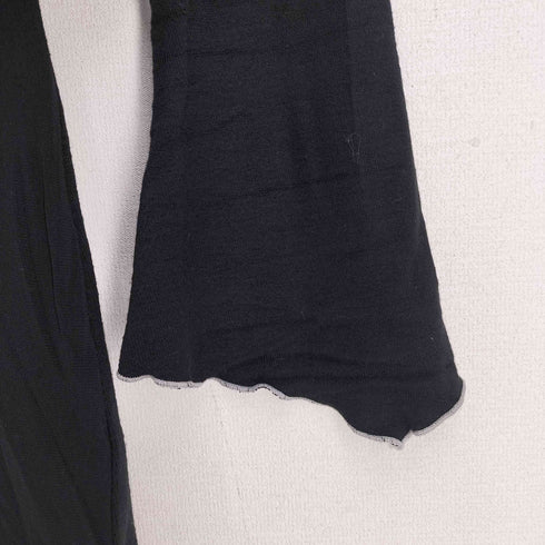 オッズオネスト OZZ ONESTE 中華デザイン ニット切替 刺繍チュニックワンピース レディース