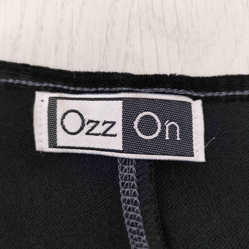 オッズオネスト OZZ ONESTE 中華デザイン ニット切替 刺繍チュニックワンピース レディース