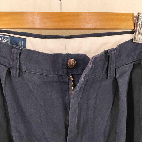 ポロバイラルフローレン Polo by RALPH LAUREN 90s ETHAN PANT ポニー刺繍 2タック チノパンツ メンズ 30/30
