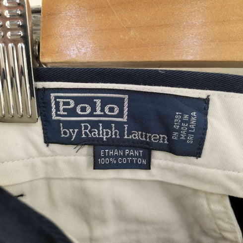 ポロバイラルフローレン Polo by RALPH LAUREN 90s ETHAN PANT ポニー刺繍 2タック チノパンツ メンズ 30/30