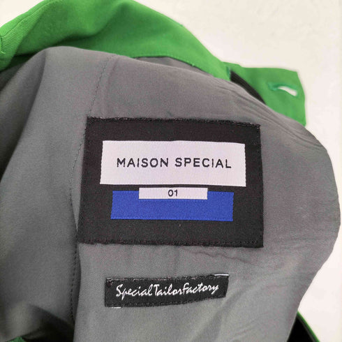メゾンスペシャル MAISON SPECIAL マルチファブリック1タックイージーカラーワイドパンツ レディース 1