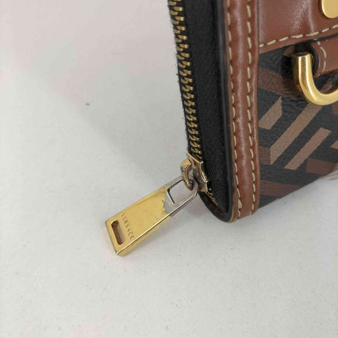 ヴェルサーチ VERSACE ラウンドジップ 長財布 メンズ