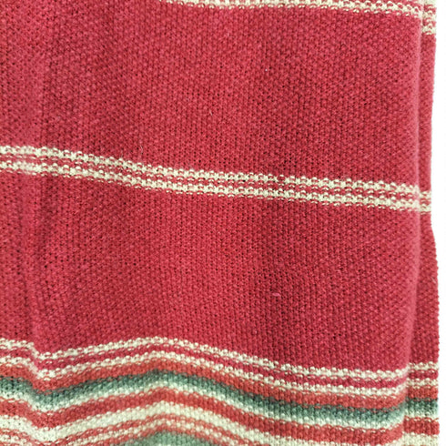 ローレンラルフローレン LAUREN RALPH LAUREN ネイティブボーダーリネンコットン ロングスカート レディース P/M