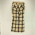 バーバリーブルーレーベル BURBERRY BLUE LABEL チェック柄セミフレアパンツ レディース 36
