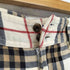 バーバリーブルーレーベル BURBERRY BLUE LABEL チェック柄セミフレアパンツ レディース 36