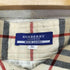 バーバリーブルーレーベル BURBERRY BLUE LABEL チェック柄セミフレアパンツ レディース 36