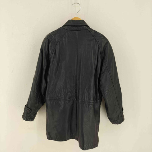 内キルティングレザージャケット カーコート メンズ import:L