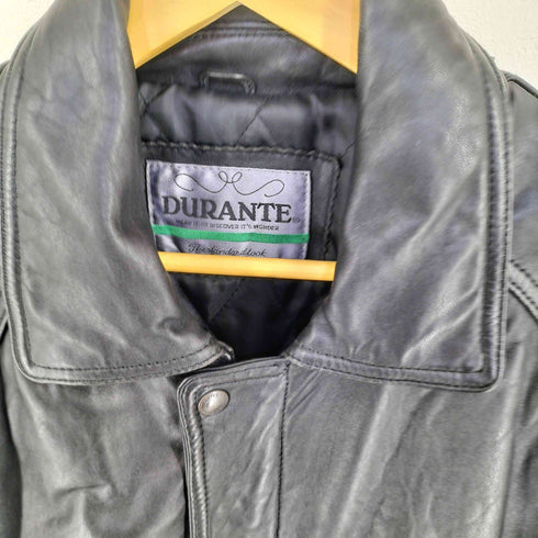 内キルティングレザージャケット カーコート メンズ import:L