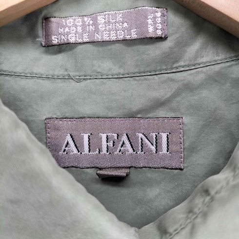 ALFANI シルク100シャツ メンズ M