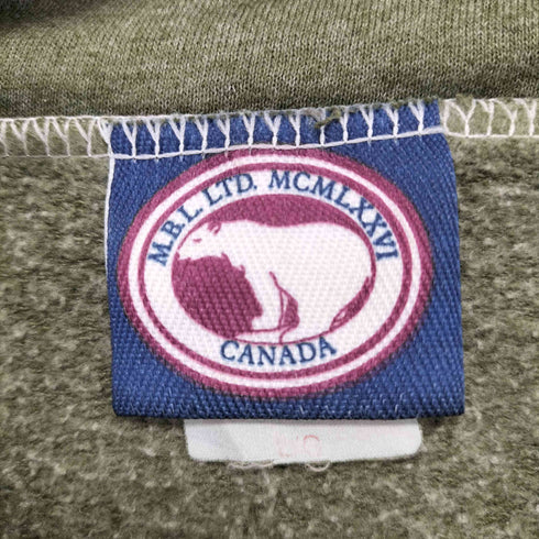 mblltd mcmlxxvi canada製 アニマルプリントスウェット メンズ